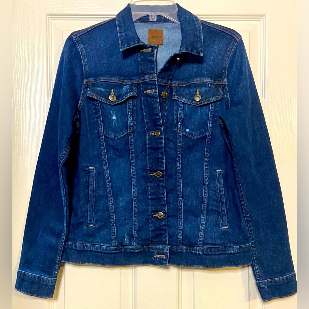 NWT Women’s Joes Vidika Button Up Blue Denim Jean Jacket